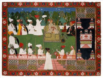 インドのマハラジャ・アジット・シン Oil Paintings
